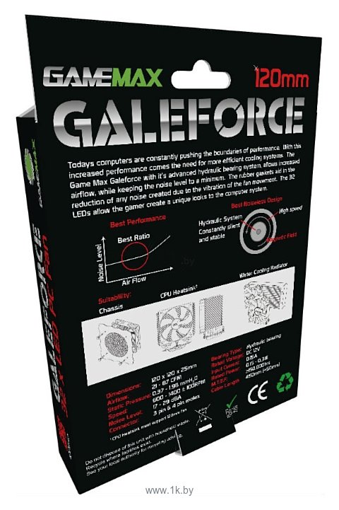 Фотографии GameMax Galeforce 32 x Red LED