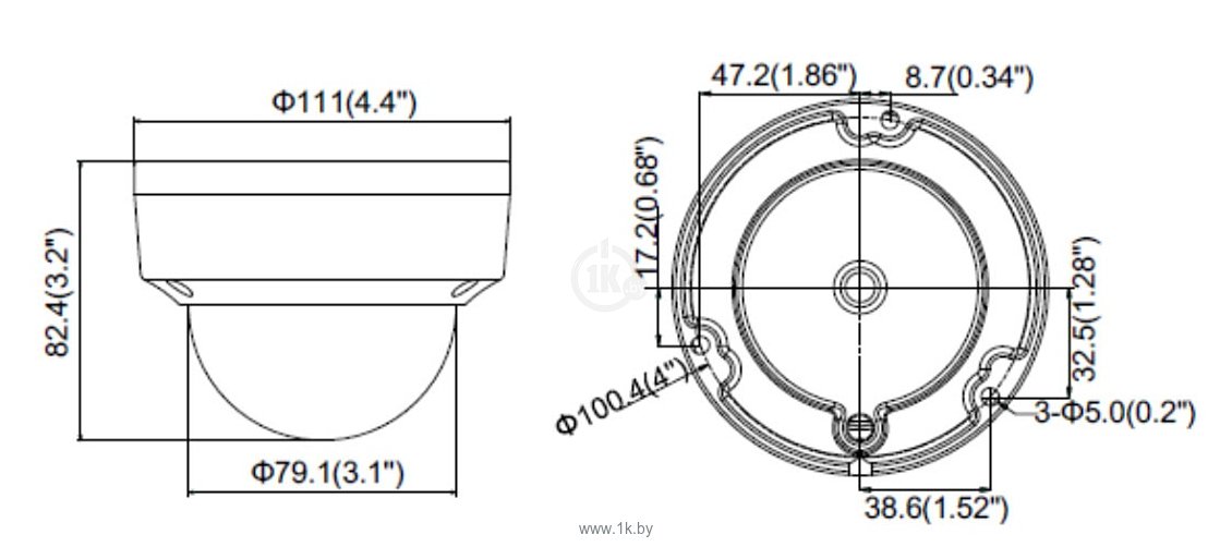 Фотографии Hikvision DS-2CE56D8T-VPITE (3.6 мм)