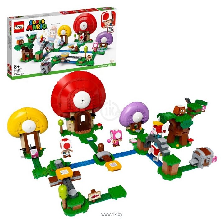 Фотографии LEGO Super Mario 71368 Дополнительный набор Погоня за сокровищами Тоада