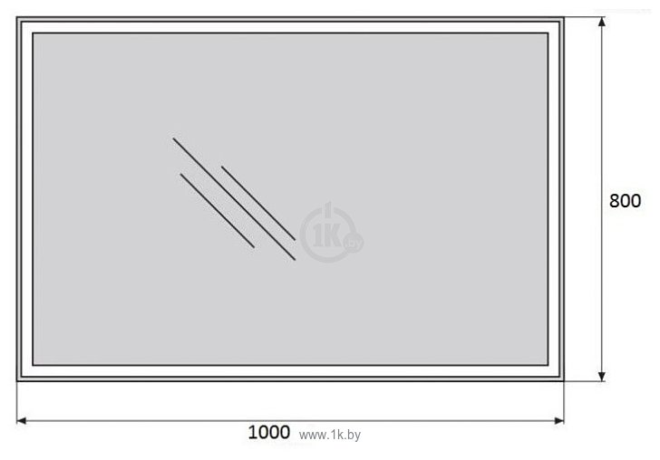 Фотографии BelBagno  SPC-GRT-1000-800-LED-BTN