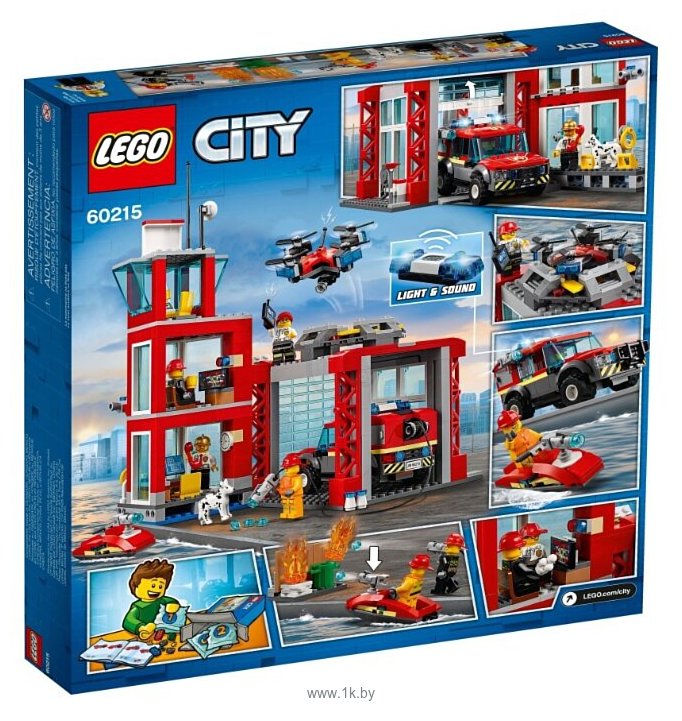 Фотографии LEGO City 60215 Пожарное депо