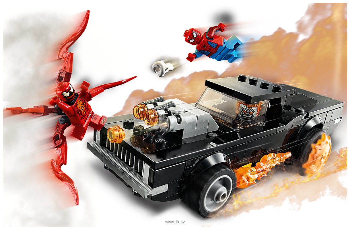 Фотографии LEGO Marvel Super Heroes 76173 Человек-Паук и Призрачный Гонщик против Карнажа