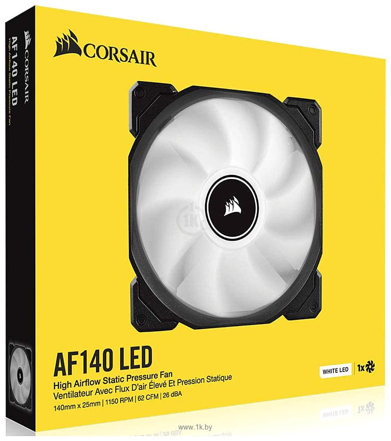 Фотографии Corsair AF140 LED White CO-9050085-WW