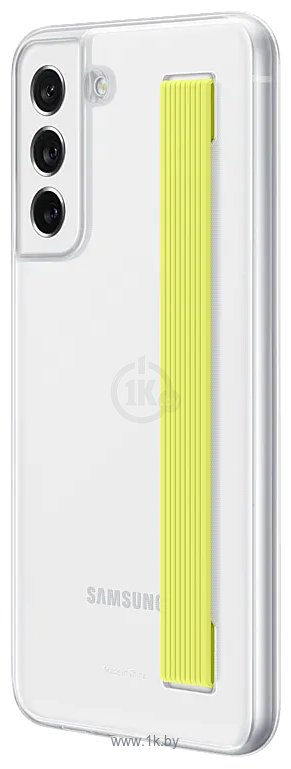 Фотографии Samsung Slim Strap Cover S21 FE (белый)