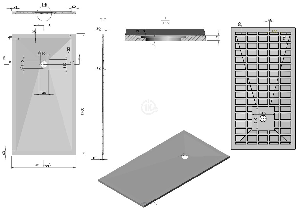 Фотографии Vincea VST-4SR9017W 170x90