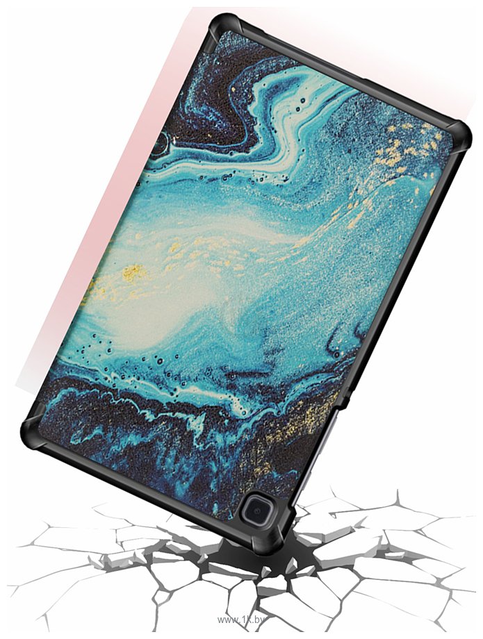 Фотографии JFK Smart Case для Samsung Galaxy Tab A8 10.5 2021 (морской мрамор)