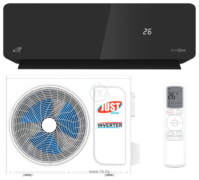 Фотографии Just Aircon Chroma JAC-18HPSIA/CAC/JACO-18HPSIA/CAU (black brilliant)