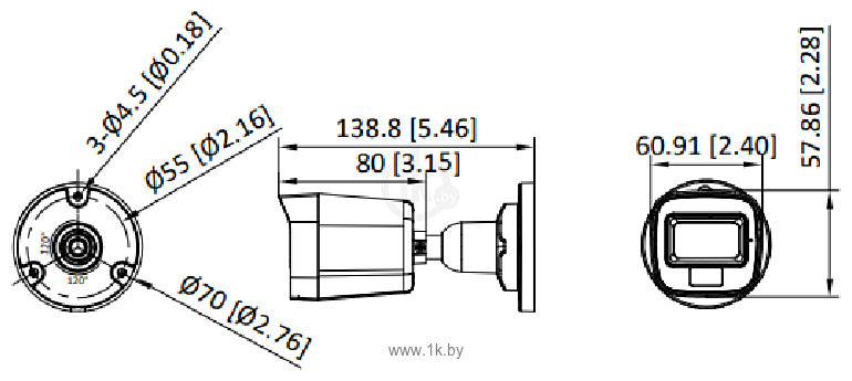 Фотографии HiLook THC-B129-LPS (2.8 мм)