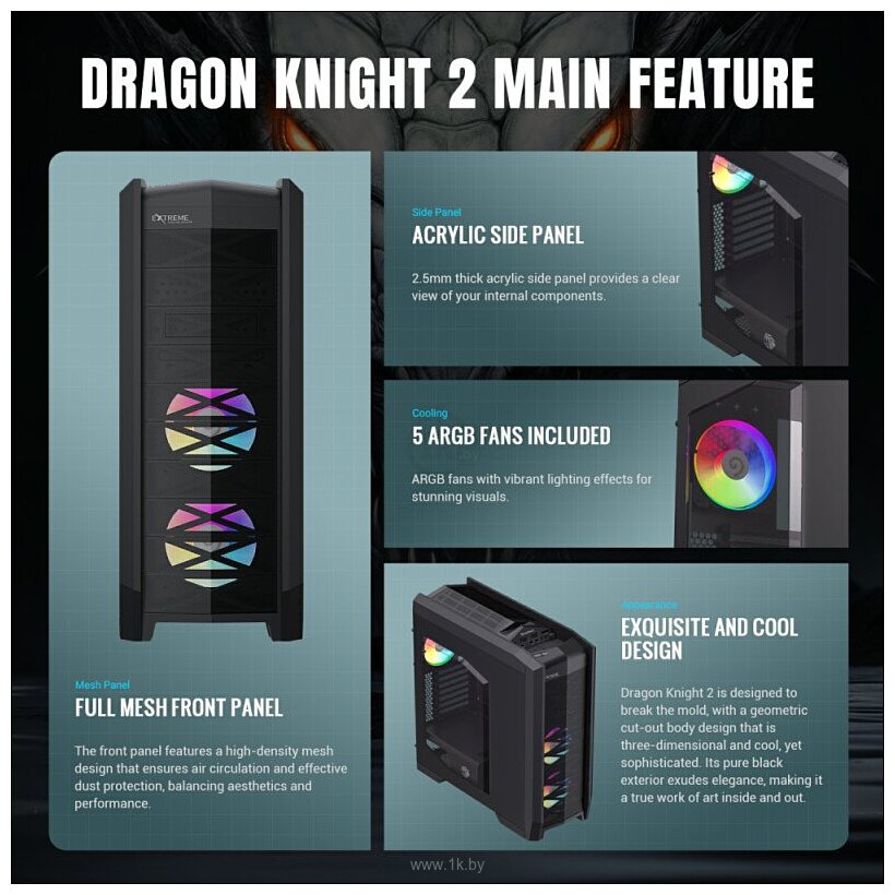 Фотографии GameMax Dragon Knight 2 (черный)