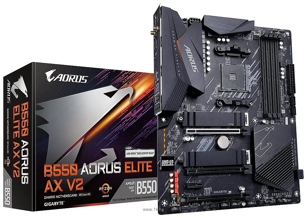 Фотографии Gigabyte B550 Aorus Elite AX V2 (rev. 1.4)