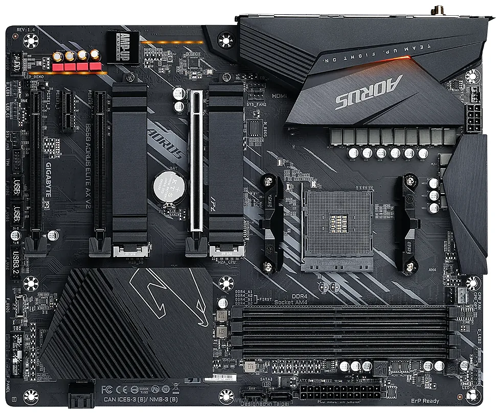 Фотографии Gigabyte B550 Aorus Elite AX V2 (rev. 1.4)