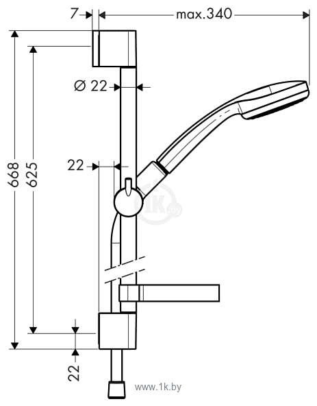 Фотографии Hansgrohe Croma 100 27717000