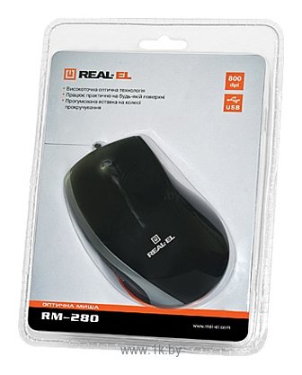 Фотографии REAL-EL RM-280 black USB