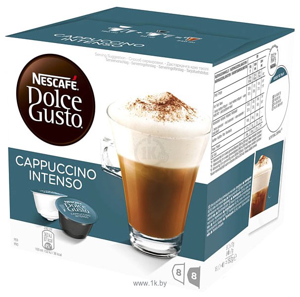 Фотографии Nescafe Dolce Gusto Cappuccino Intenso в капсулах 8 шт