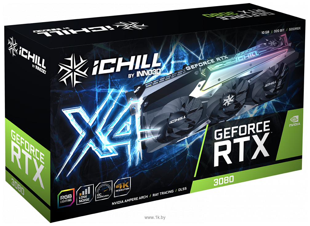 Фотографии Inno3D GeForce RTX 3080 iChill X4 LHR