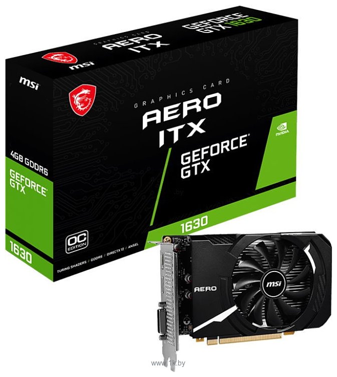 Фотографии MSI GeForce GTX 1630 Aero ITX 4G OC