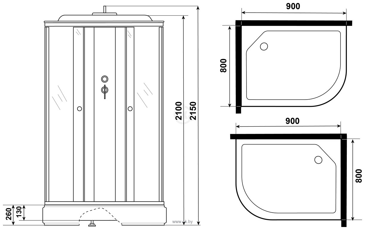 Фотографии Niagara Promo P90/80/26L/MT 90x80x215