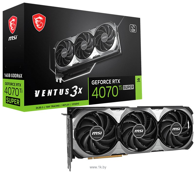 Фотографии MSI GeForce RTX 4070 Ti Super 16G Ventus 3X