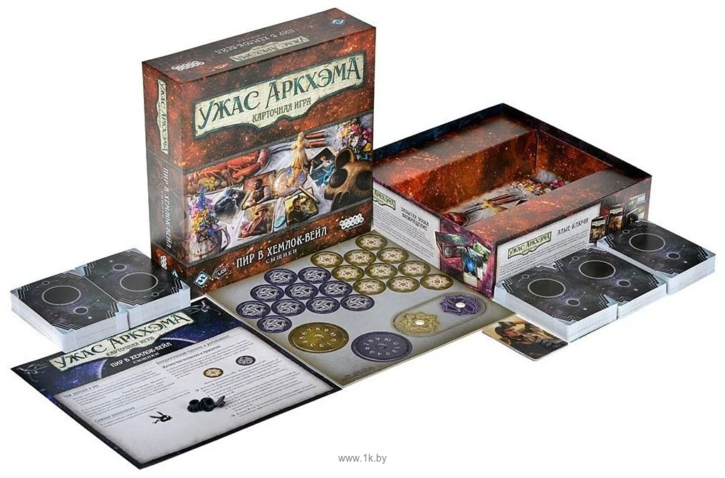 Фотографии Мир Хобби Ужас Аркхэма Карточная игра: Пир в Хемлок-Вейл: Сыщики