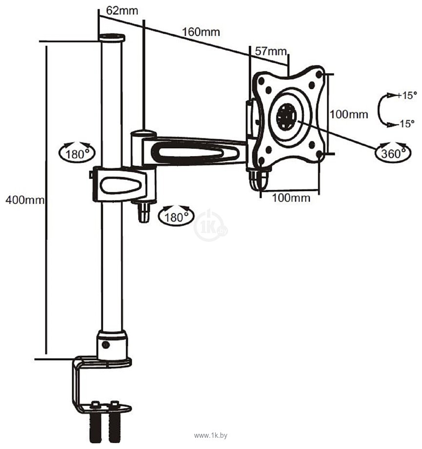 Фотографии Brateck LCD-T12