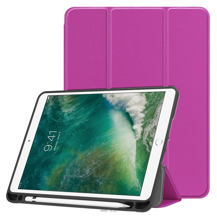 Фотографии LSS Silicon Case для Apple iPad 2018 (фиолетовый)