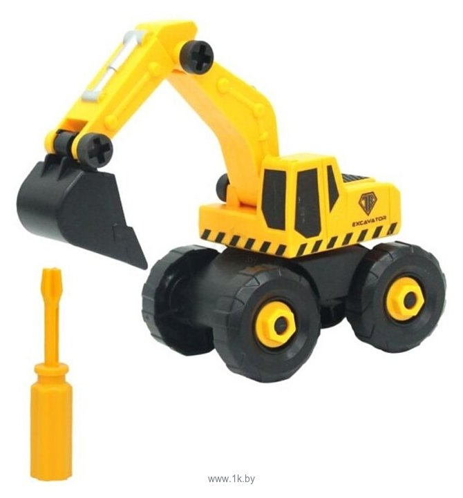 Фотографии Mengya DIY Construction Vehicles MY5011 Экскаватор