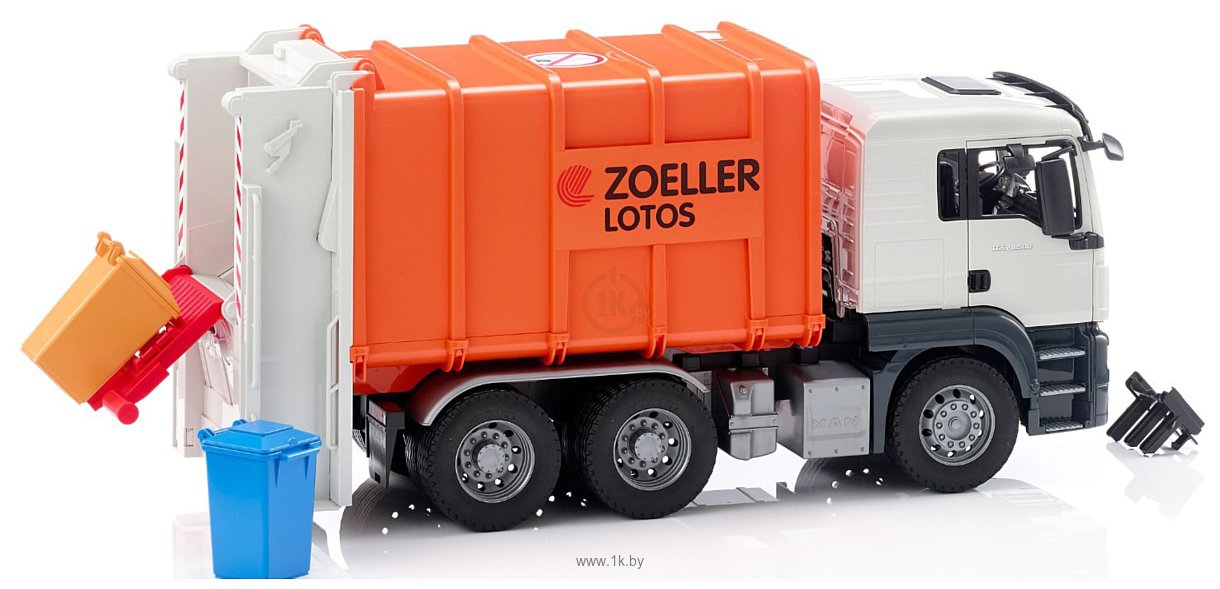 Фотографии Bruder MAN TGS rear-loading garbage truck 03762