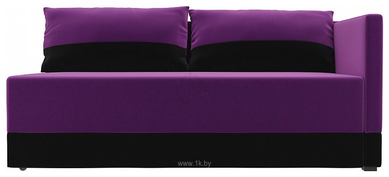Фотографии Лига диванов Никас 105204 (правый, фиолетовый/черный)