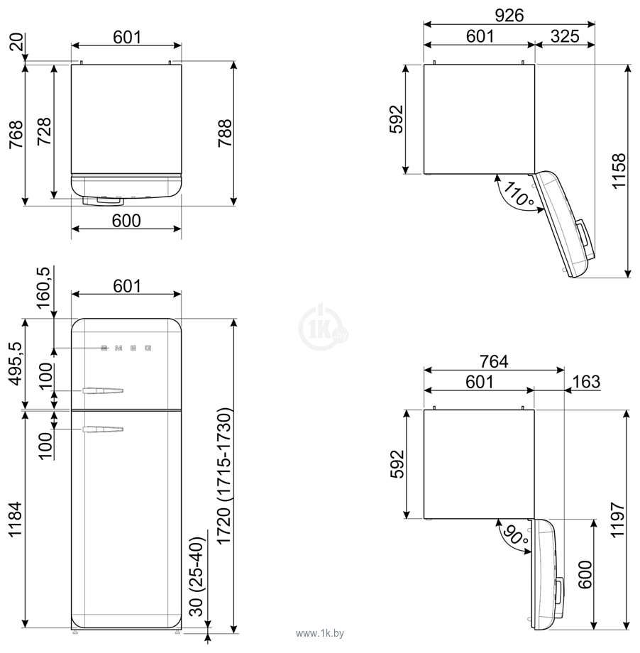 Фотографии Smeg FAB30RBE5