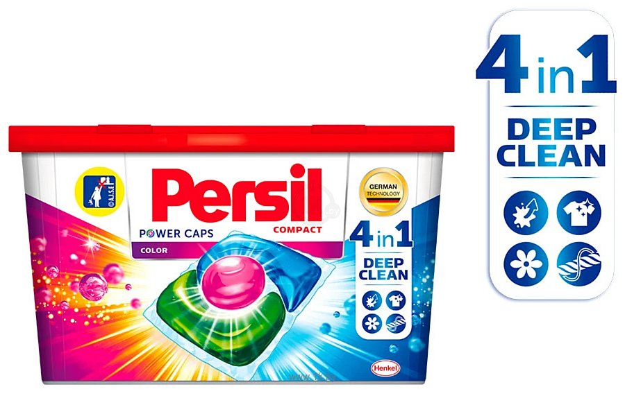 Фотографии Persil Power Caps 4 в 1 Color (21 шт)