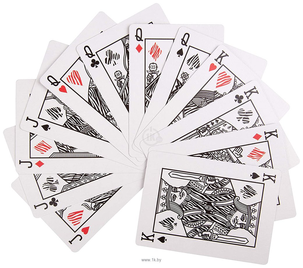 Фотографии United States Playing Card Company Ellusionist Zebra King Slayer 120-ELL57