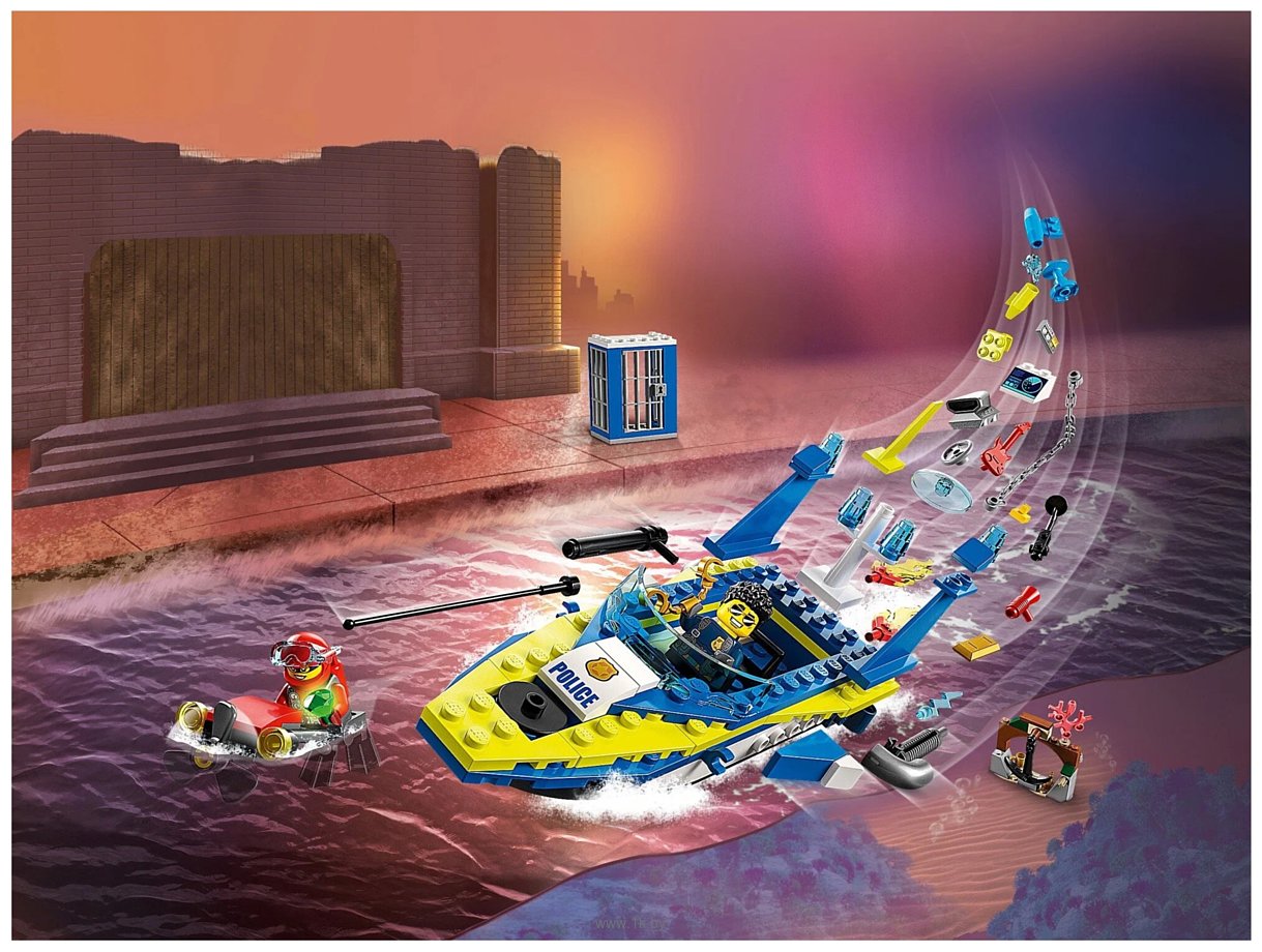 Фотографии LEGO City 60355 Детективные миссии водной полиции
