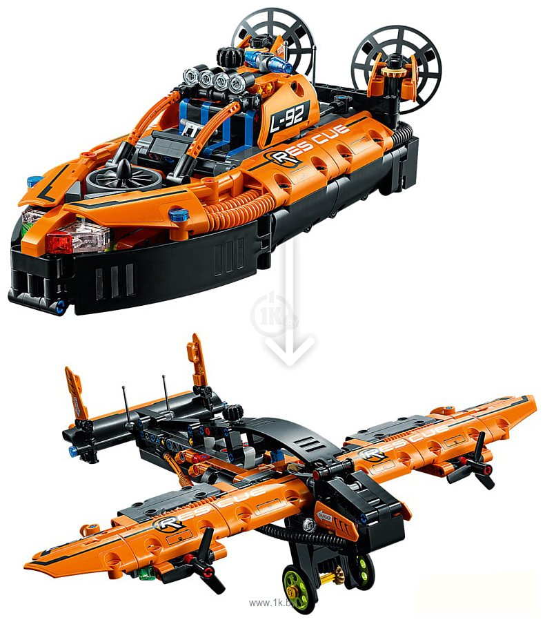 Фотографии LEGO Technic 42120 Спасательное судно на воздушной подушке