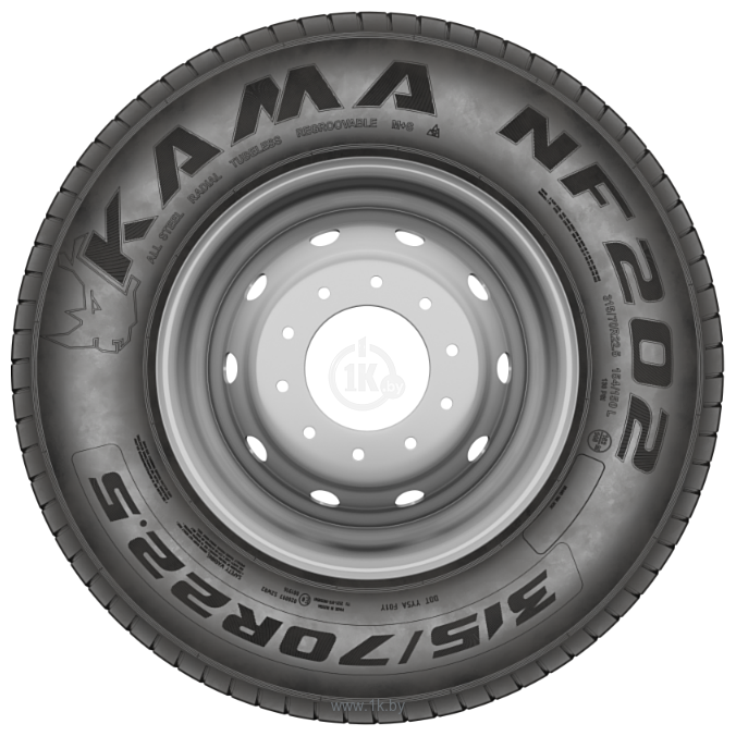 Фотографии Нижнекамскшина Кама NF 202 245/70 R19.5 136/134M