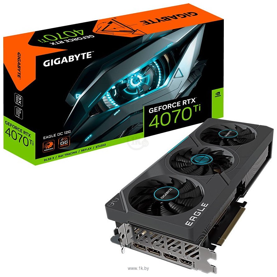 Фотографии Gigabyte GeForce RTX 4070 Eagle OC 12G (GV-N4070EAGLE OC-12GD)