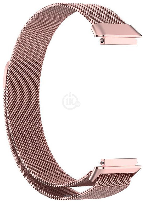 Фотографии Rumi Milanese loop металлический для Huawei Band 7 (розовый)