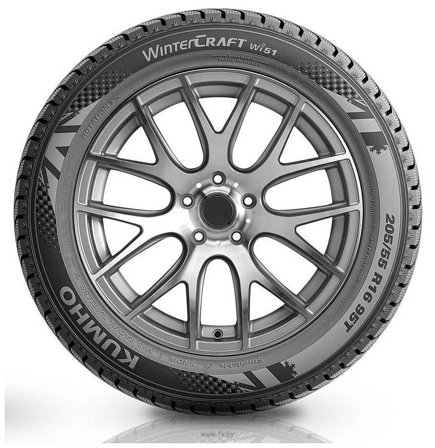 Фотографии Kumho WinterCraft Wi51 185/60 R15 88T