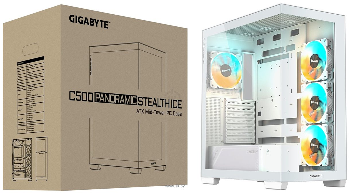 Фотографии Gigabyte C500 Panoramic Stealth Ice (белый)