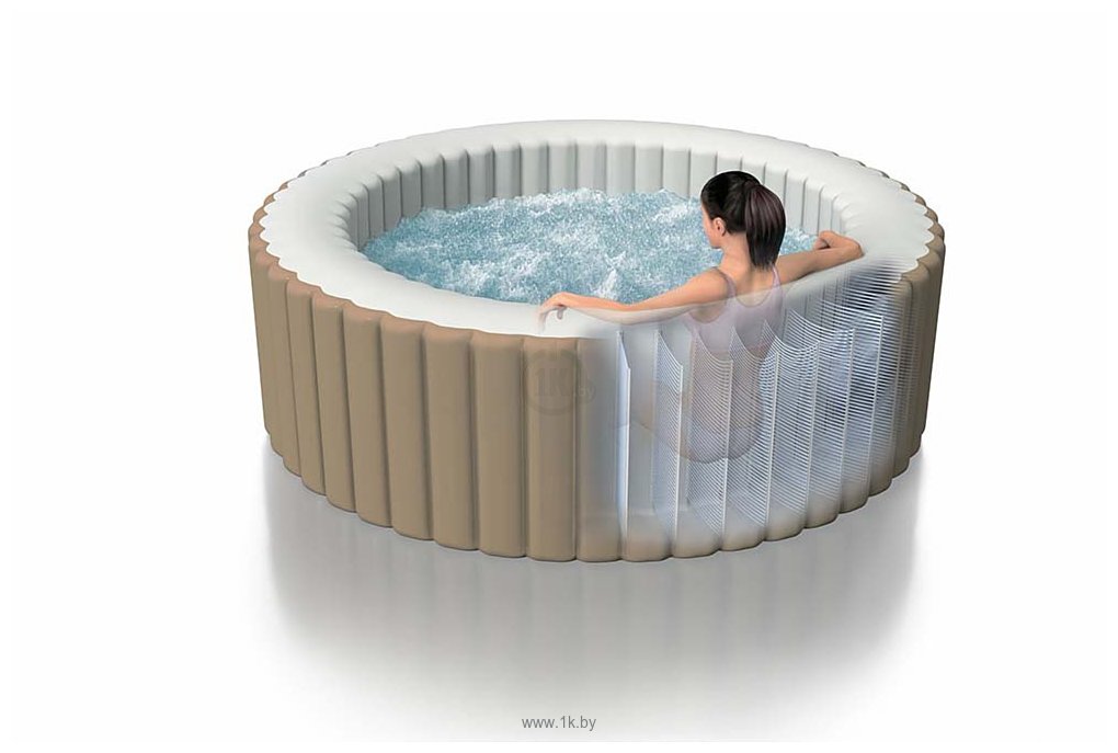 Фотографии Intex Pure Spa Bubble Massage Tragbares Spa Pool 216x71 (28408)