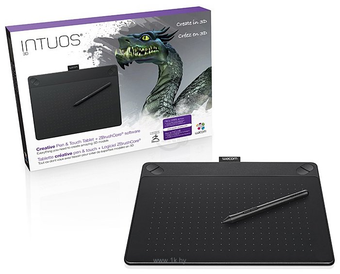 Фотографии Wacom Intuos 3D Medium (CTH690TK) Black