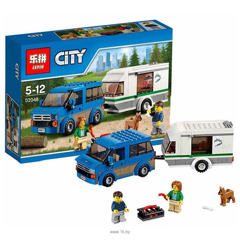 Фотографии Lepin City 02048 Фургон для путешествий