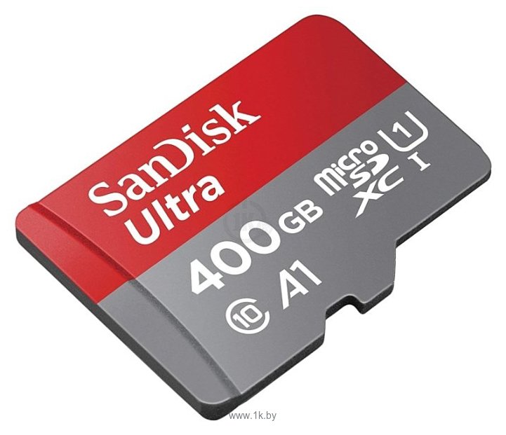 Фотографии SanDisk Ultra microSDXC Class 10 UHS Class 1 A1 100MB/s 400GB + SD adapter