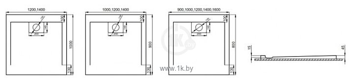 Фотографии Polimat Vegar 120x80 (черный)