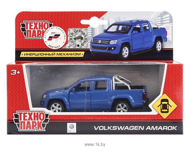 Фотографии Технопарк Volkswagen Amarok 67336 (синий)