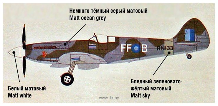 Фотографии ARK models AK 72012 Английский истребитель Супермарин «Спитфайр» Мк.XIV.