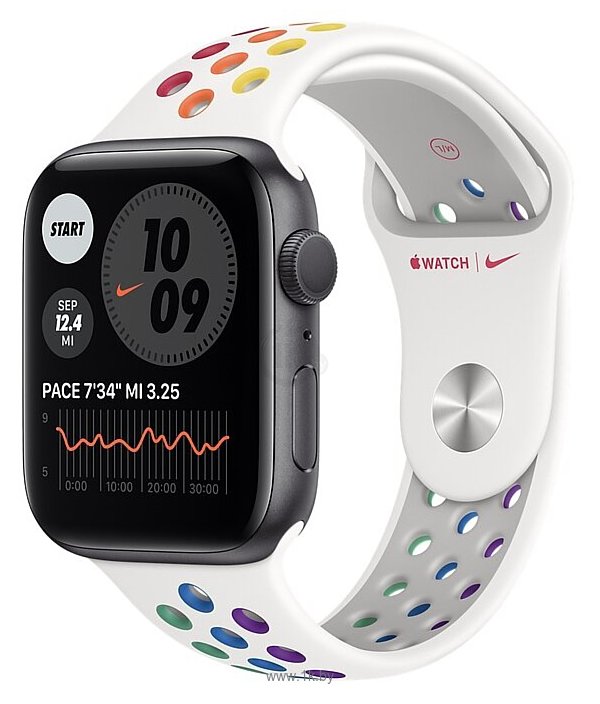 Фотографии Apple Watch Series 6 GPS 44mm Aluminum Case with Nike Sport Band