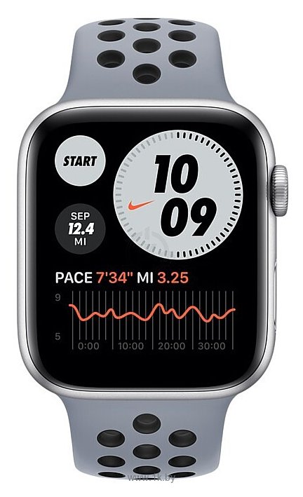 Фотографии Apple Watch Series 6 GPS 44mm Aluminum Case with Nike Sport Band