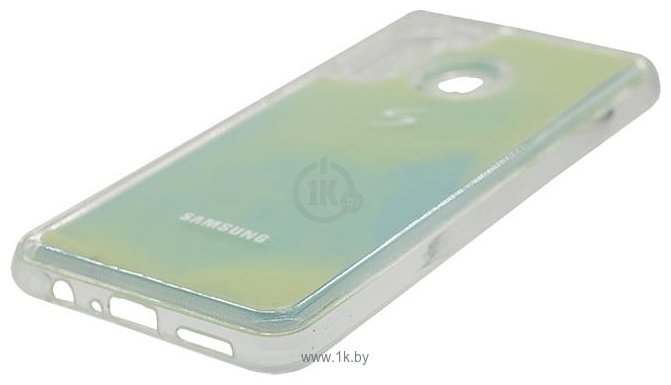 Фотографии EXPERTS Neon Sand Tpu для Samsung Galaxy A11/M11 с LOGO (синий)