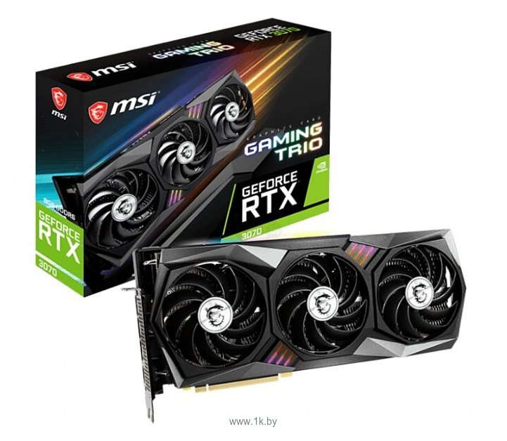 Фотографии MSI GeForce RTX 3070 GAMING TRIO 8GB