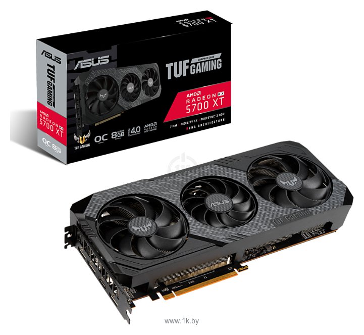 Фотографии ASUS TUF Gaming X3 Radeon RX 5700 XT EVO 8GB (TUF 3-RX5700XT-O8G-EVO-GAMING)